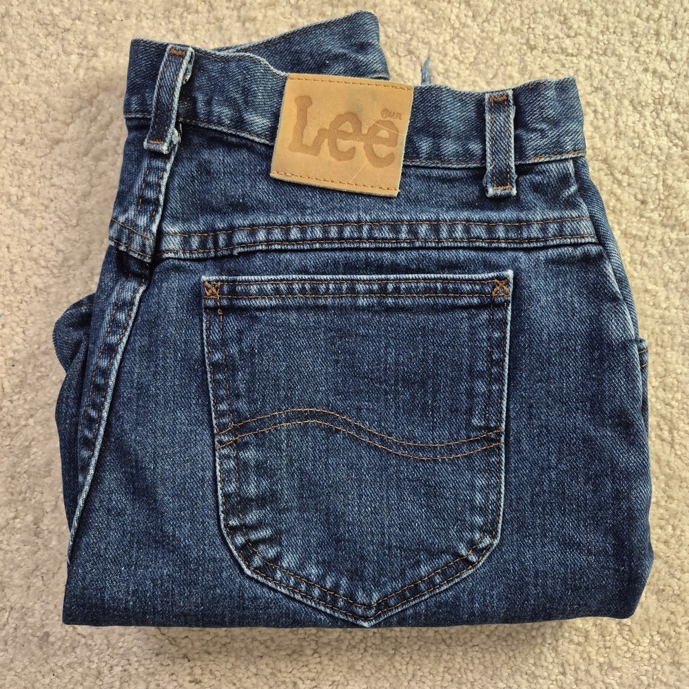 Vintage Lee Blue Denim Jean Shorts